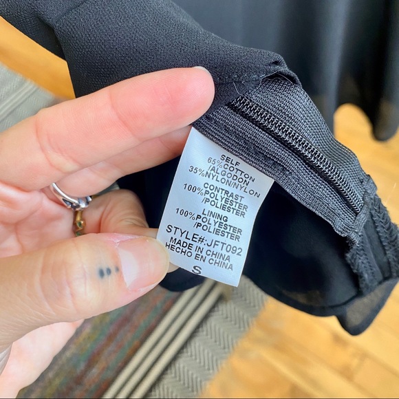 *NWOT* Fancy Knit Babydoll Blouse - Picture 7 of 8